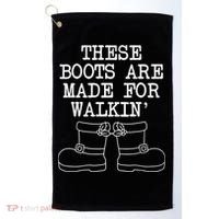 These Boots Are Made For Walkin Christmas Golf Towel thumb 0