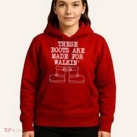 These Boots Are Made For Walkin Christmas Hoodie thumb 5