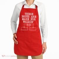These Boots Are Made For Walkin Christmas Apron thumb 2