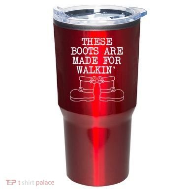 These Boots Are Made For Walkin Christmas Tumbler