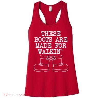 These Boots Are Made For Walkin Christmas Women's Tank Top