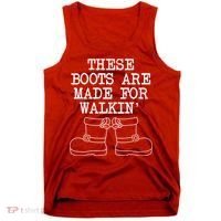 These Boots Are Made For Walkin Christmas Tank Top thumb 0