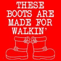 These Boots Are Made For Walkin Christmas Toddler T-Shirt thumb 4
