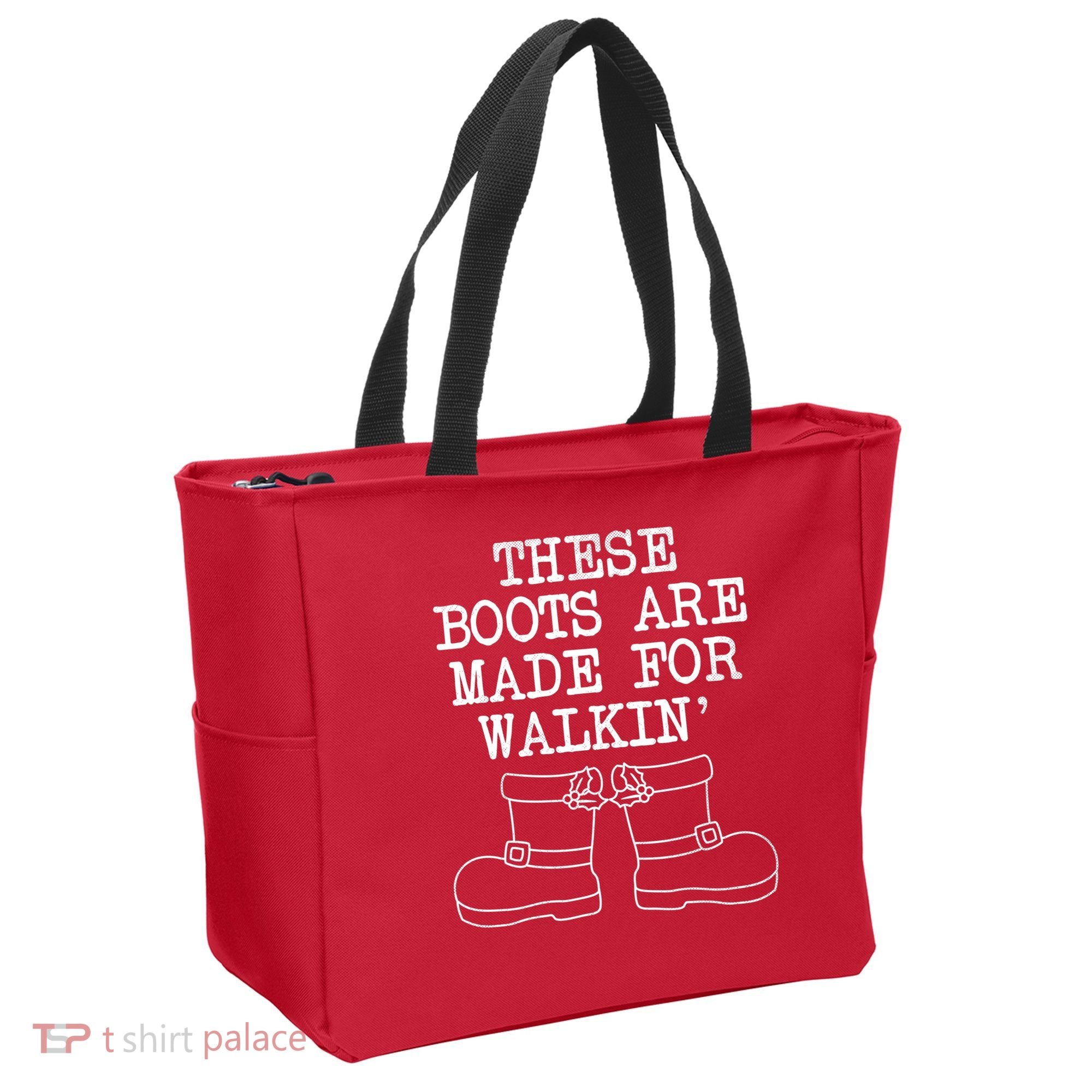 These Boots Are Made For Walkin Christmas Tote Bag