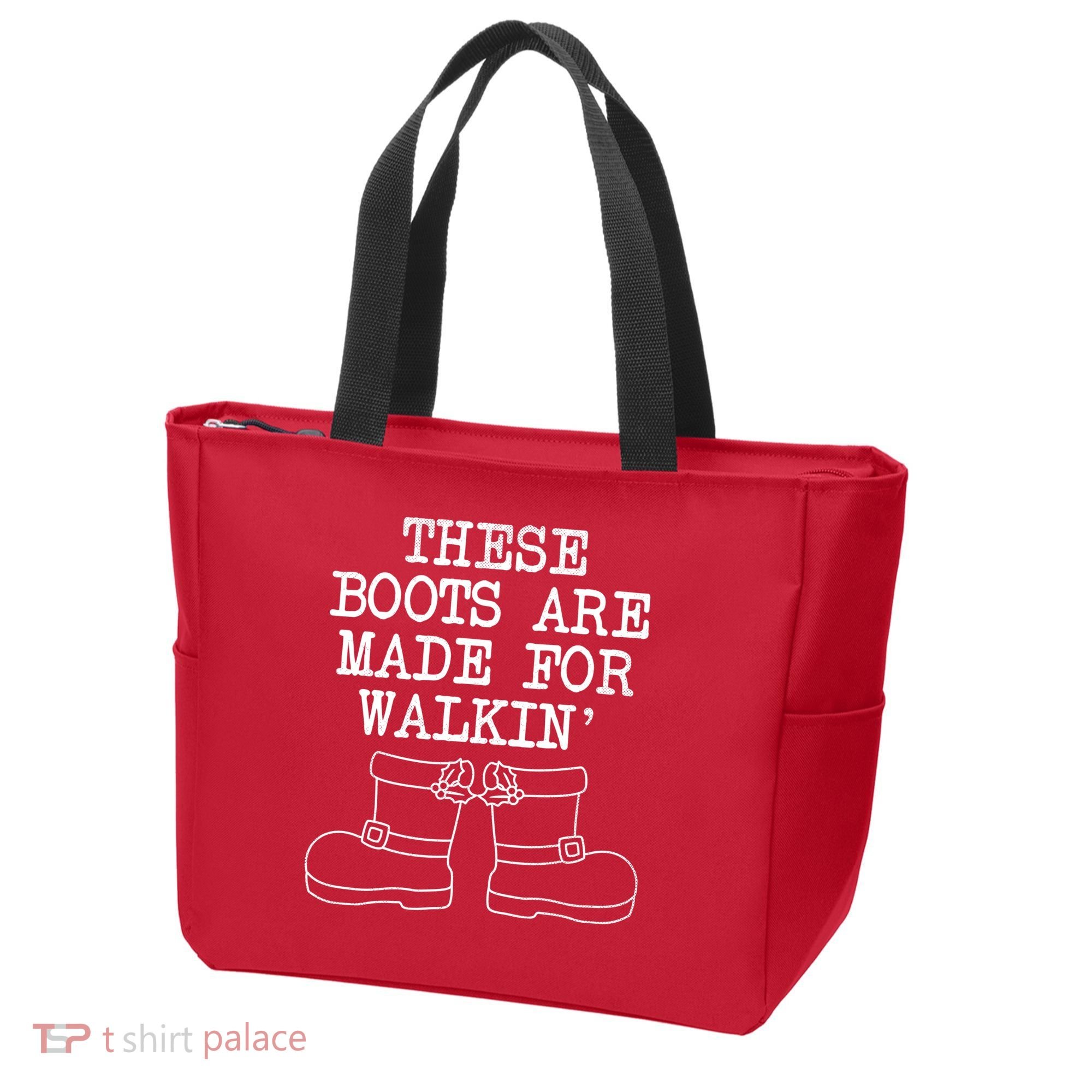 These Boots Are Made For Walkin Christmas Tote Bag