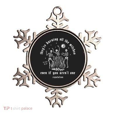 Theyre Burning All The Witches Halloween Skeleton Dancing Ornament
