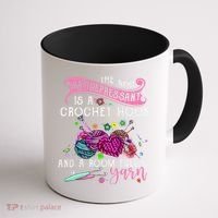 The Best Antidepressant Is A Crochet Hook Coffee Mug thumb 1