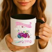 The Best Antidepressant Is A Crochet Hook Coffee Mug thumb 3