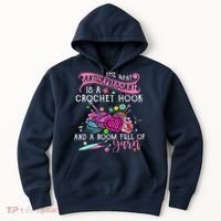 The Best Antidepressant Is A Crochet Hook Hoodie thumb 0