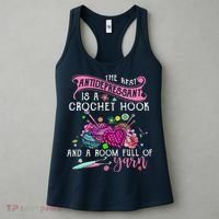 The Best Antidepressant Is A Crochet Hook Women's Tank Top thumb 3