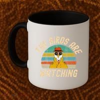 The Birds Are Watching Wake Up America Coffee Mug thumb 2