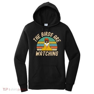 The Birds Are Watching Wake Up America Women's Hoodie