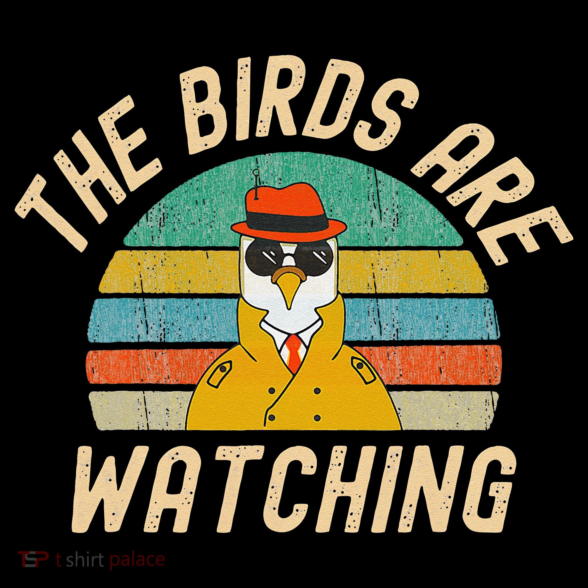 The Birds Are Watching Wake Up America Women's Hoodie