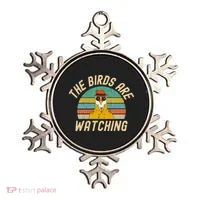 The Birds Are Watching Wake Up America Ornament thumb 0