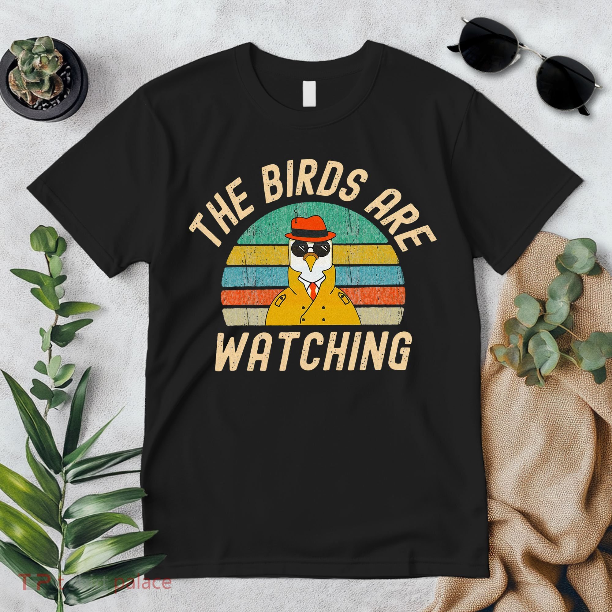 The Birds Are Watching Wake Up America Premium T-Shirt