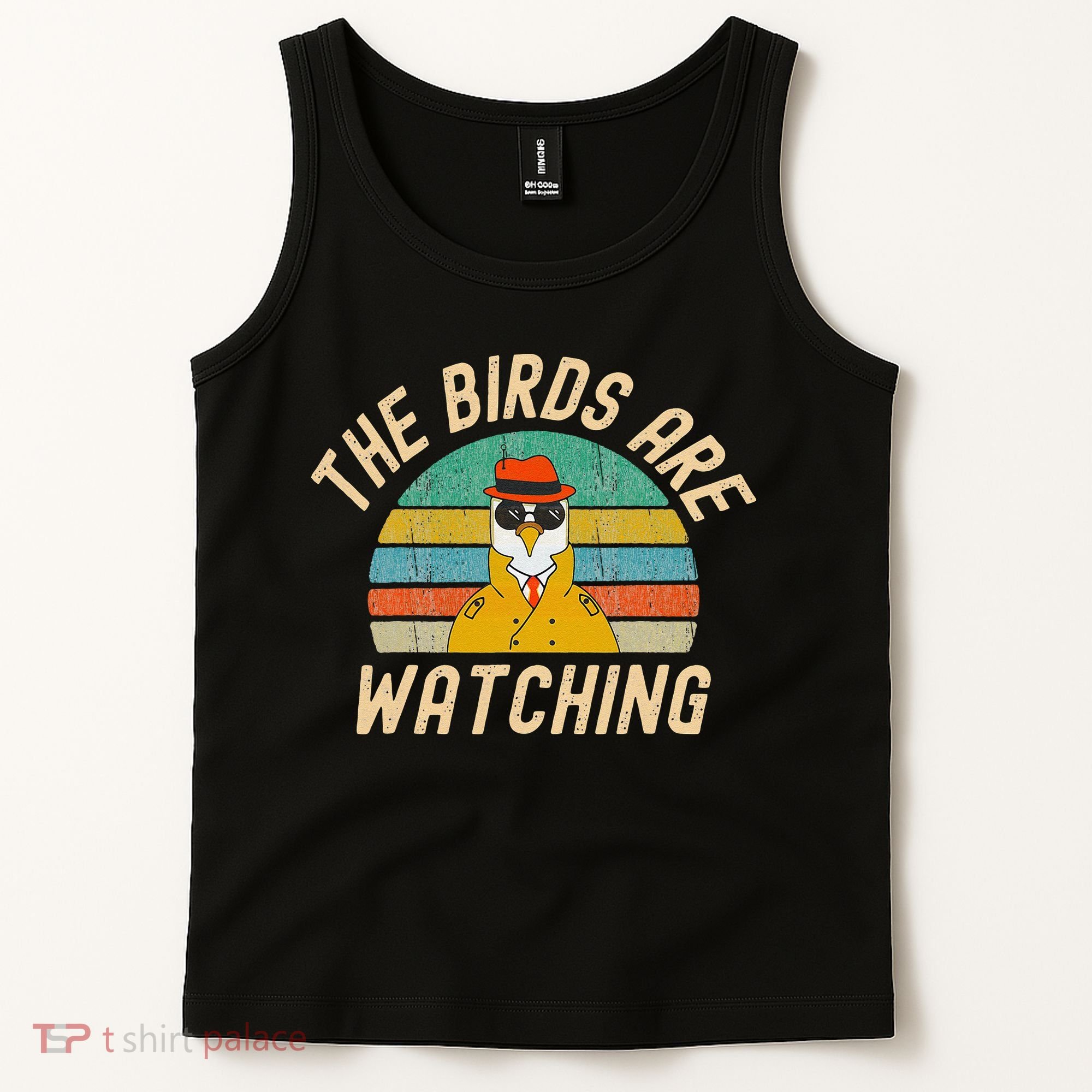 The Birds Are Watching Wake Up America Tank Top
