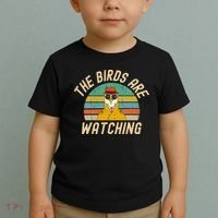The Birds Are Watching Wake Up America Toddler T-Shirt thumb 2