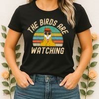 The Birds Are Watching Wake Up America Women's T-Shirt thumb 2