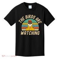 The Birds Are Watching Wake Up America Kids T-Shirt thumb 0