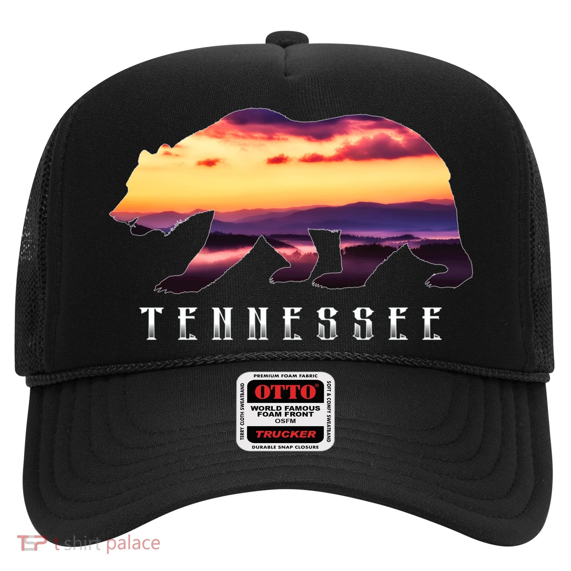 Tennessee Bear And Great Smoky Mountains Park Image Souvenir Gift Hat