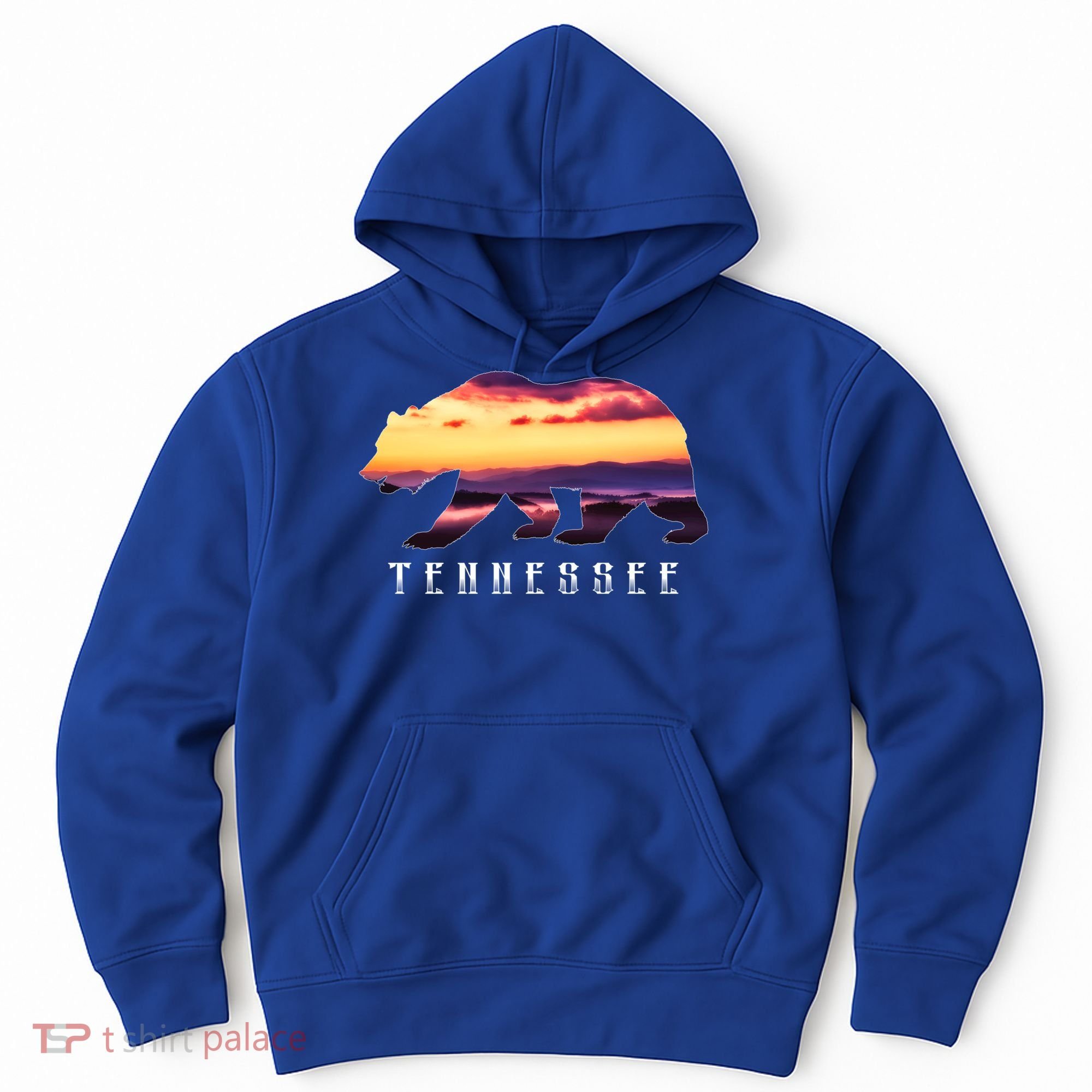 Tennessee Bear And Great Smoky Mountains Park Image Souvenir Gift Hoodie