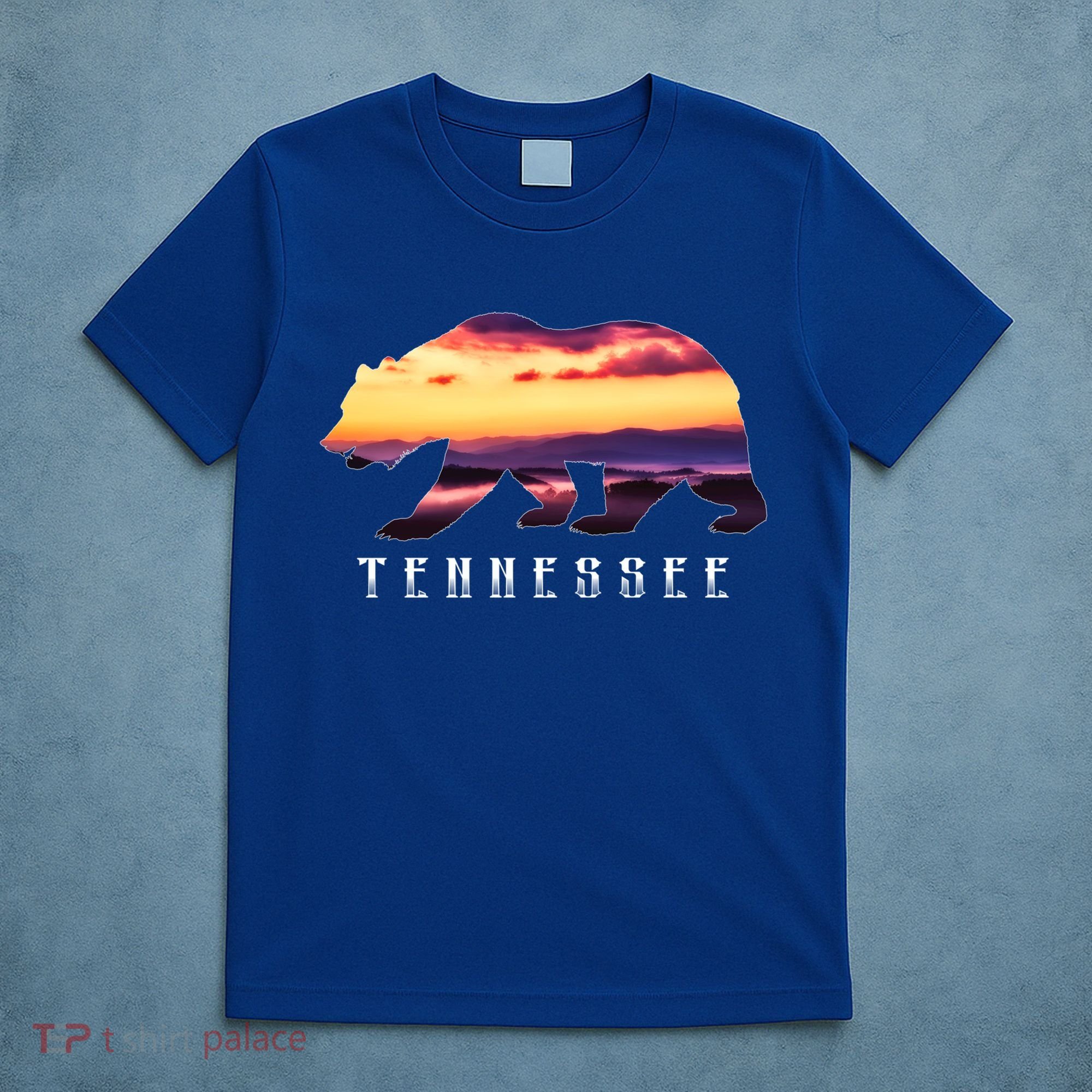 Tennessee Bear And Great Smoky Mountains Park Image Souvenir Gift T-Shirt