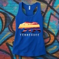 Tennessee Bear And Great Smoky Mountains Park Image Souvenir Gift Women's Tank Top thumb 3