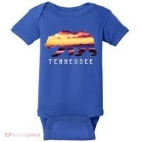 Tennessee Bear And Great Smoky Mountains Park Image Souvenir Gift Baby Bodysuit thumb 0