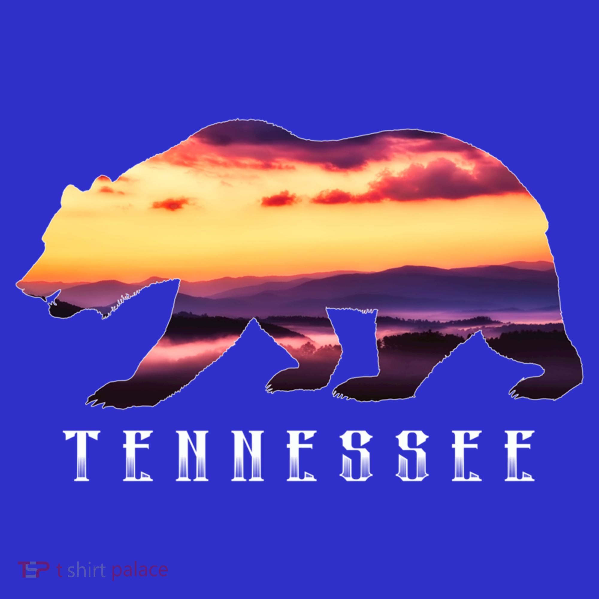 Tennessee Bear And Great Smoky Mountains Park Image Souvenir Gift Baby Bodysuit