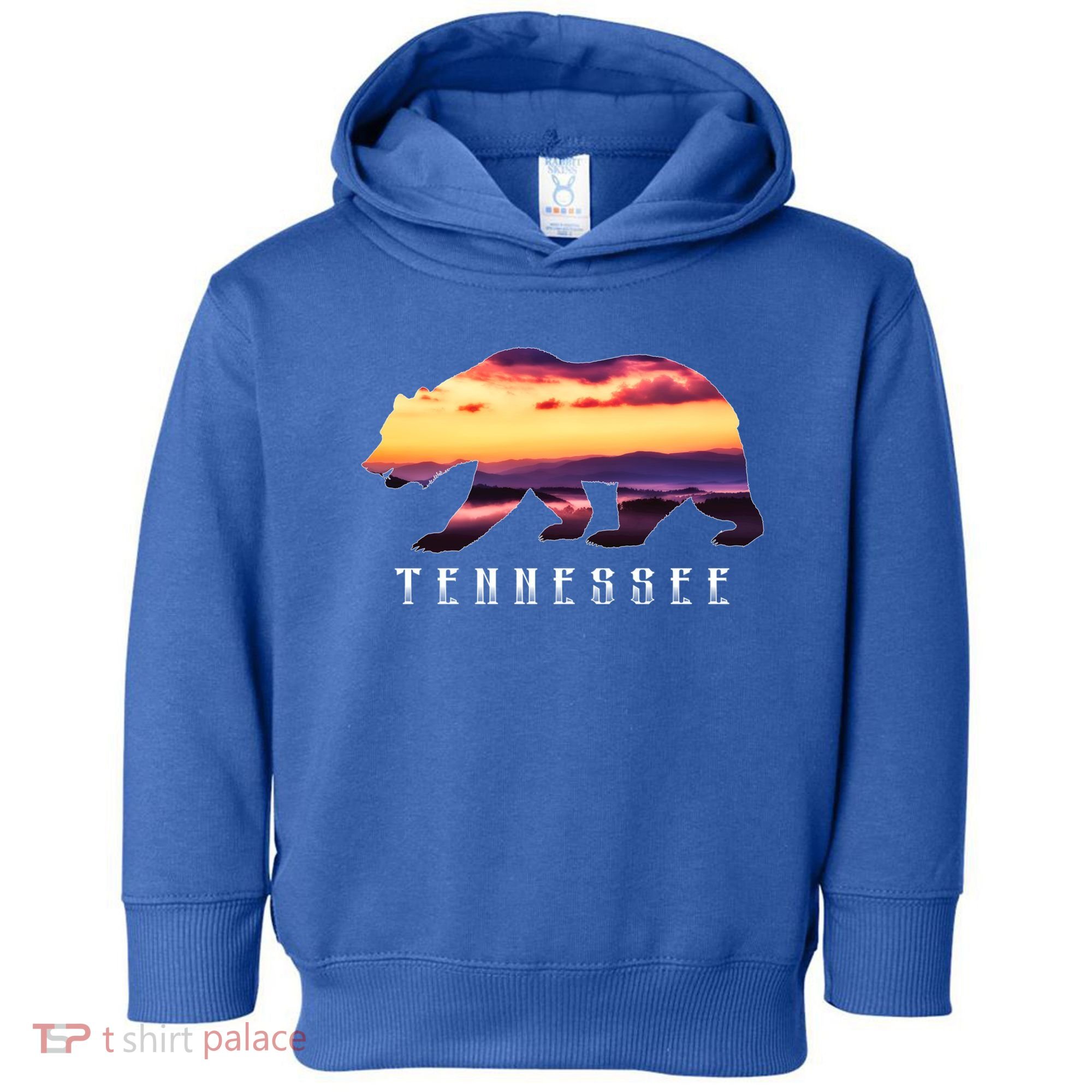 Tennessee Bear And Great Smoky Mountains Park Image Souvenir Gift Toddler Hoodie