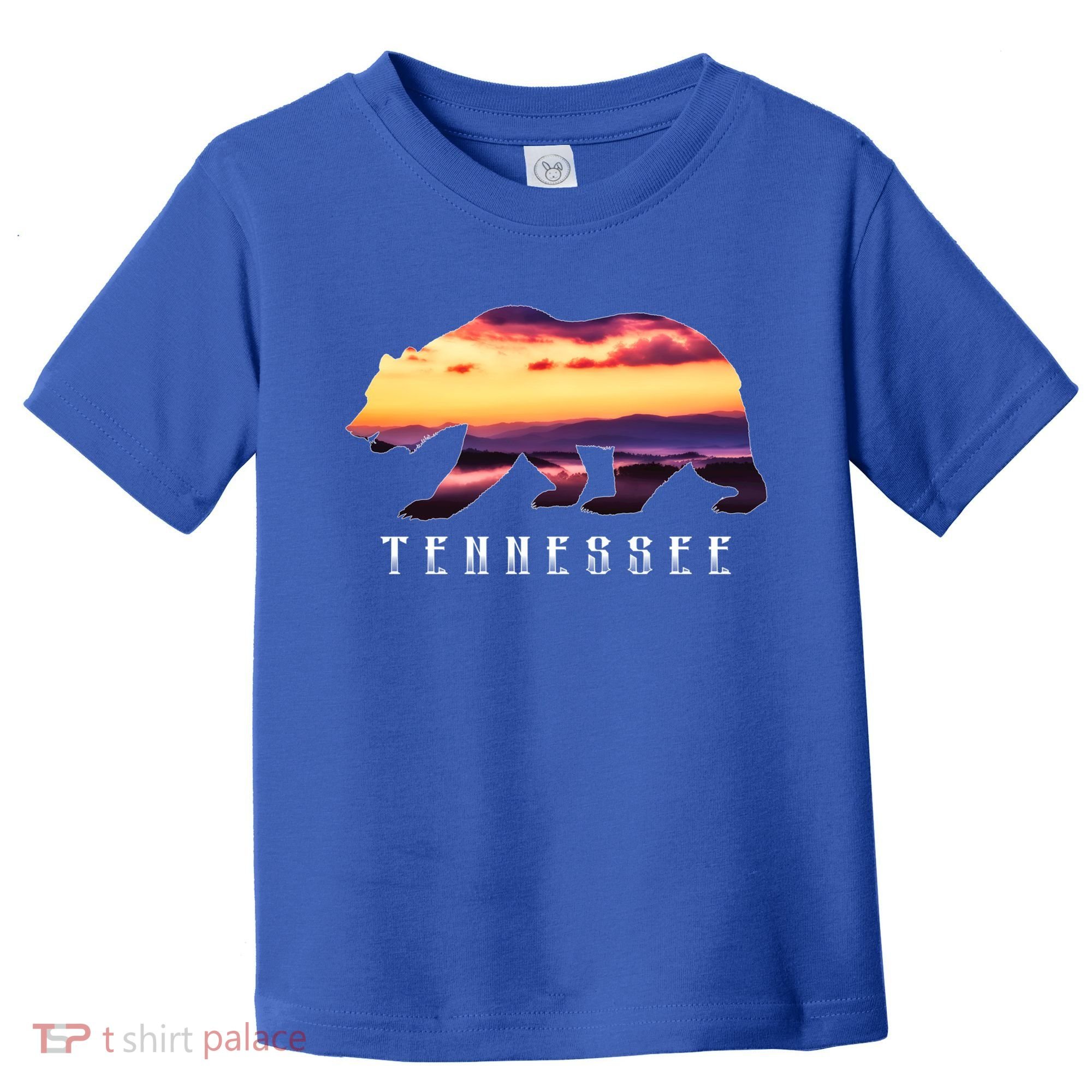 Tennessee Bear And Great Smoky Mountains Park Image Souvenir Gift Toddler T-Shirt