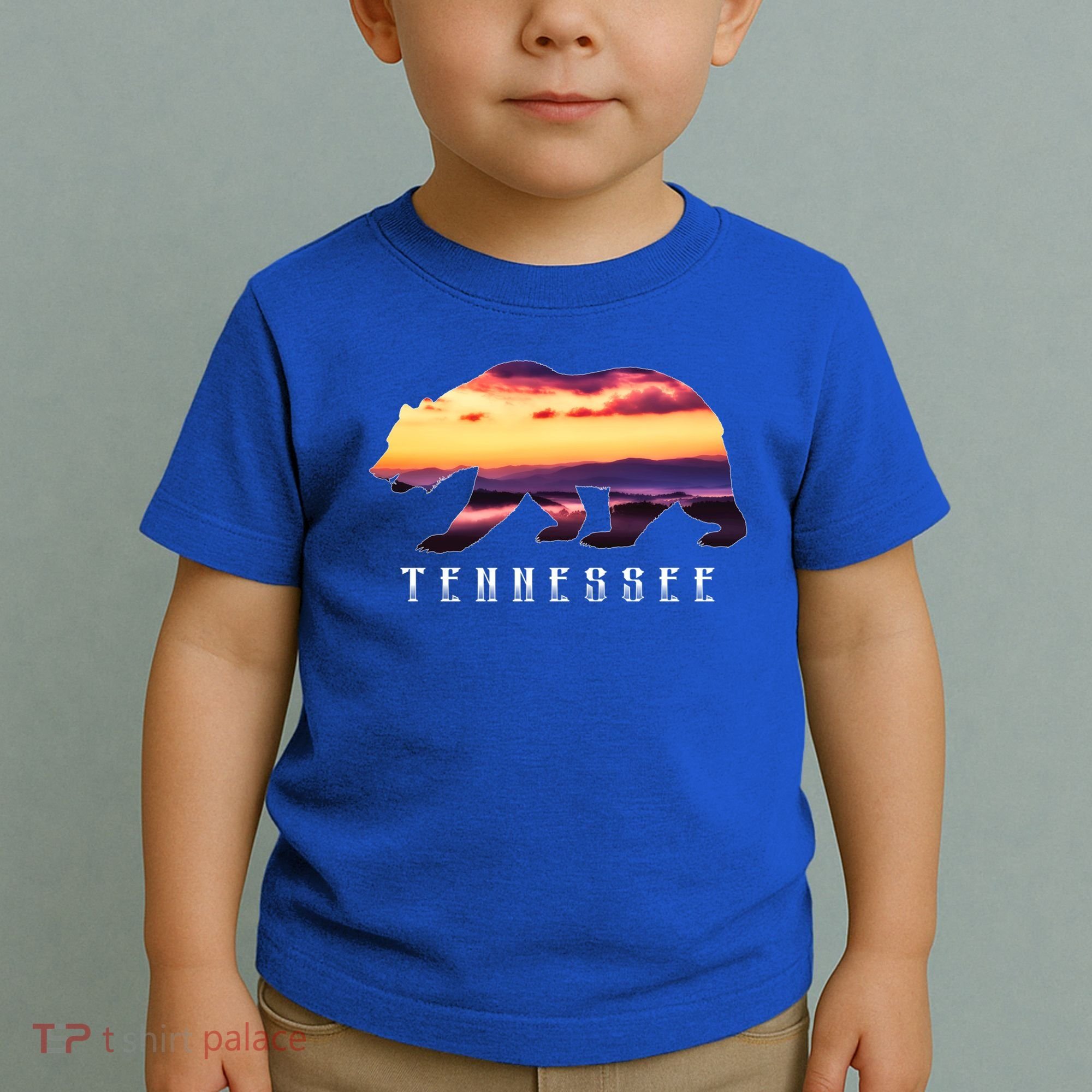 Tennessee Bear And Great Smoky Mountains Park Image Souvenir Gift Toddler T-Shirt