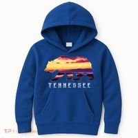 Tennessee Bear And Great Smoky Mountains Park Image Souvenir Gift Kids Hoodie thumb 0