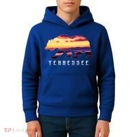 Tennessee Bear And Great Smoky Mountains Park Image Souvenir Gift Kids Hoodie thumb 4