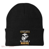 To Be All I Could Be Marine Motivational Beanie thumb 0