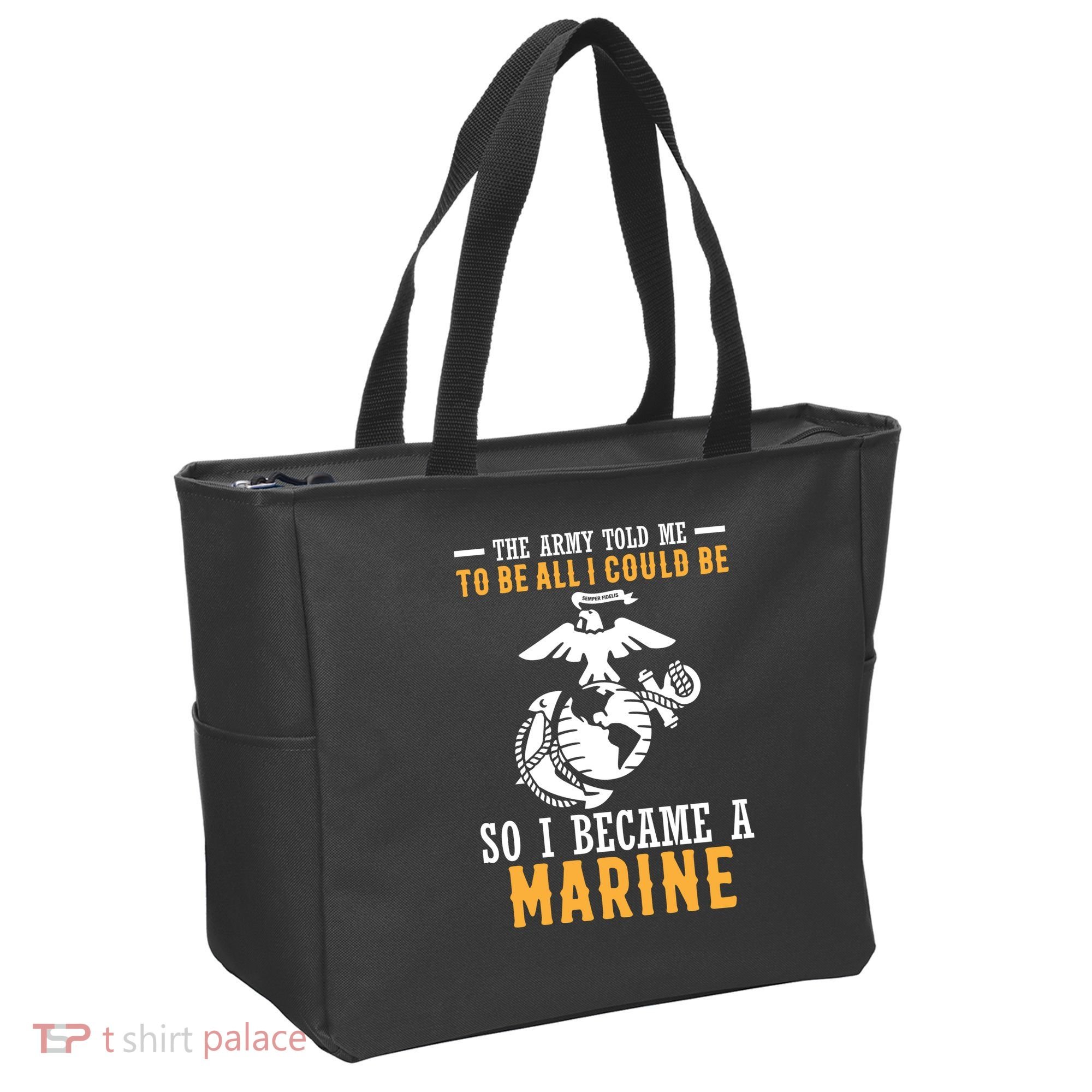 To Be All I Could Be Marine Motivational Tote Bag