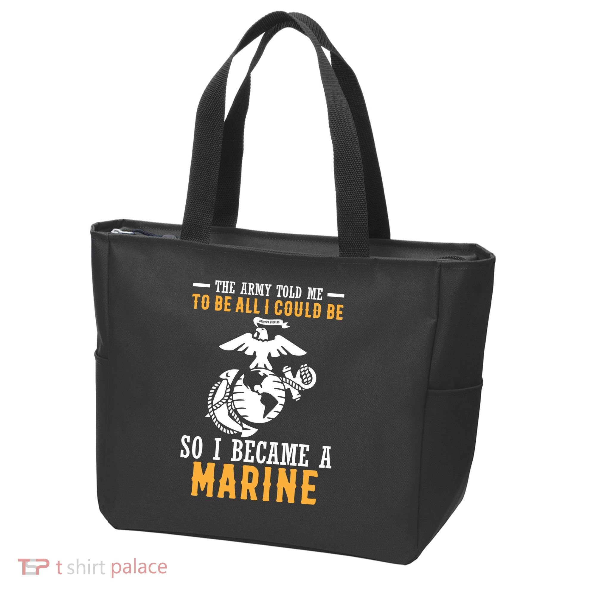 To Be All I Could Be Marine Motivational Tote Bag