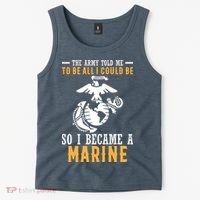 To Be All I Could Be Marine Motivational Tank Top thumb 2