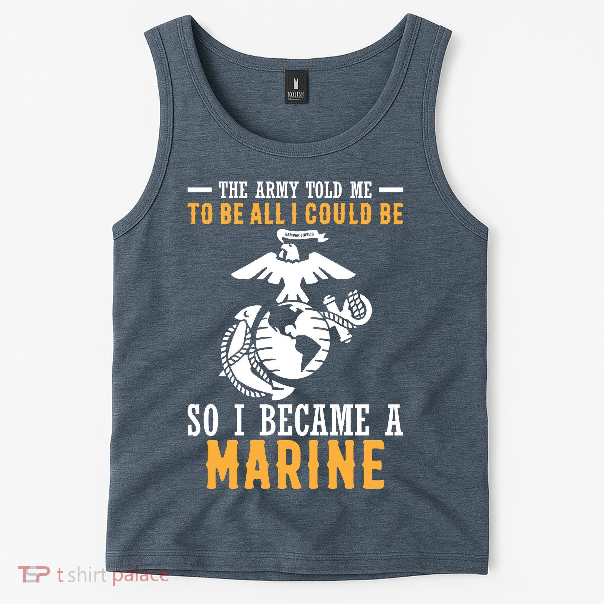 To Be All I Could Be Marine Motivational Tank Top