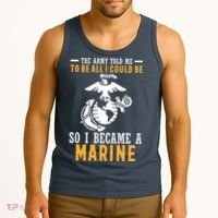 To Be All I Could Be Marine Motivational Tank Top thumb 3