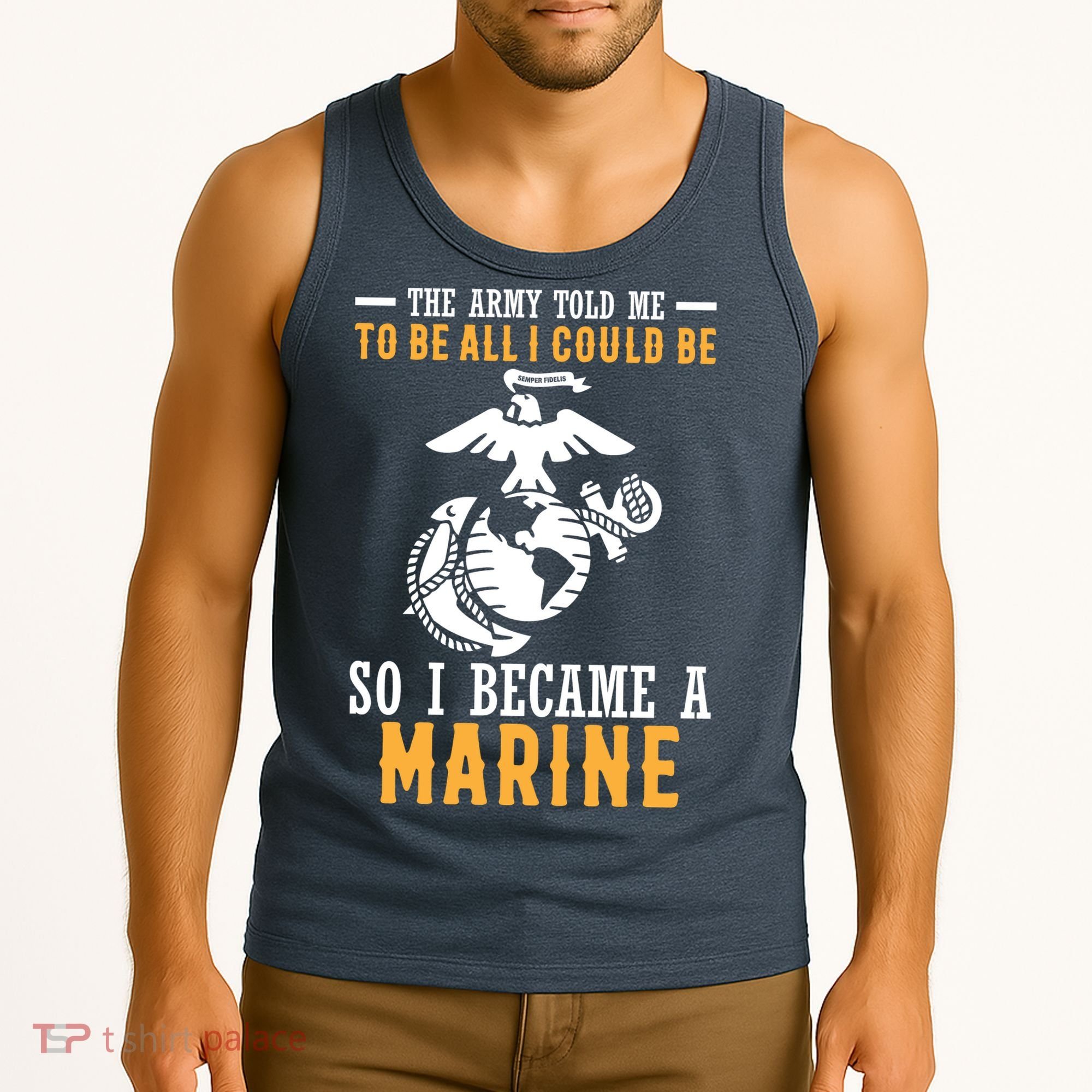 To Be All I Could Be Marine Motivational Tank Top