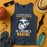 To Be All I Could Be Marine Motivational Tank Top thumb 4