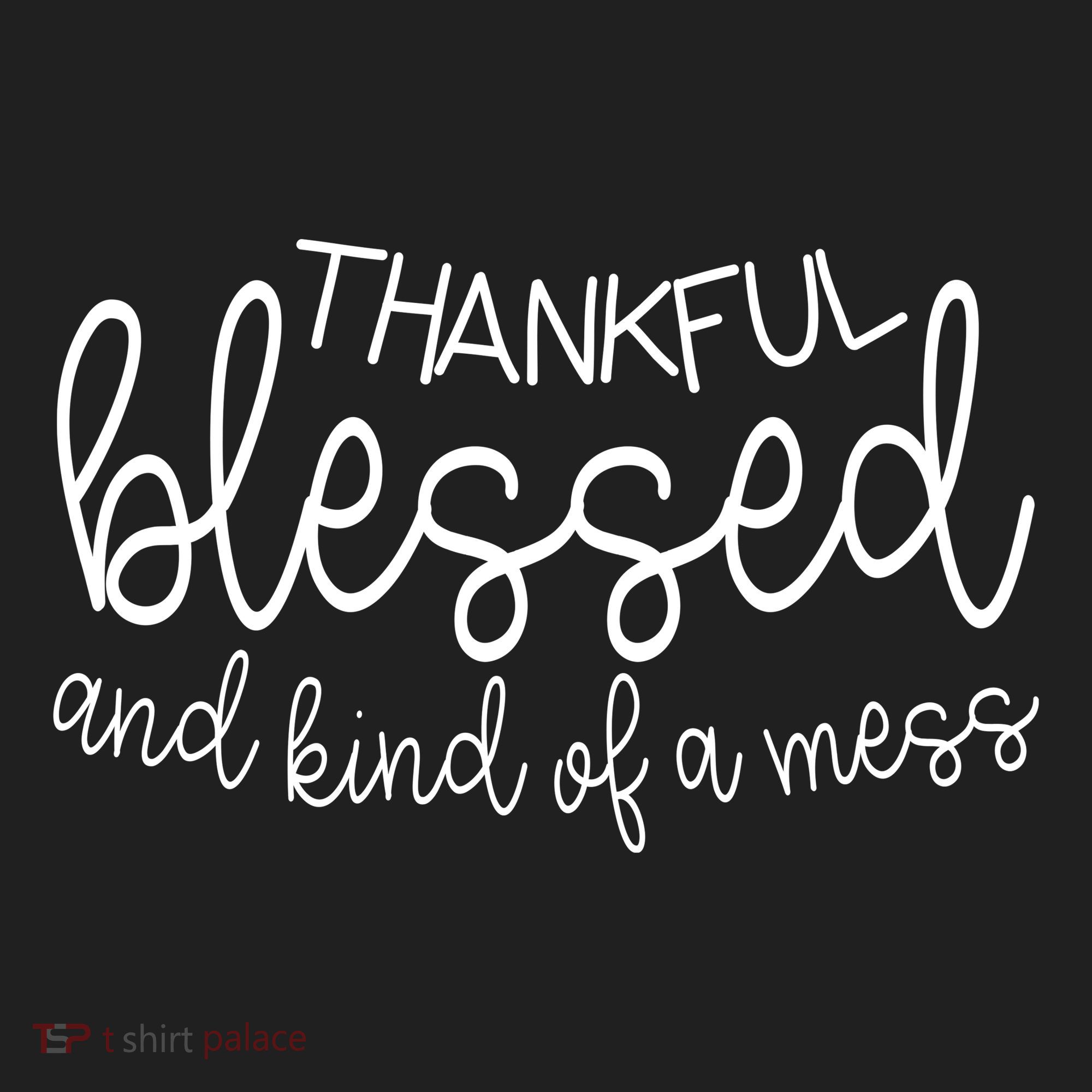 Thankful Blessed And Kind Of A Mess Funny Beanie