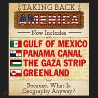 Taking Back America Meme Geography Fail Funny Gulf Of Mexico Women's Sweatshirt thumb 2