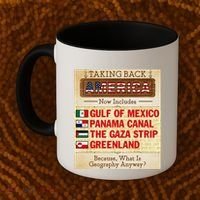 Taking Back America Meme Geography Fail Funny Gulf Of Mexico Coffee Mug thumb 2