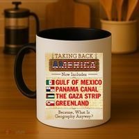 Taking Back America Meme Geography Fail Funny Gulf Of Mexico Coffee Mug thumb 4