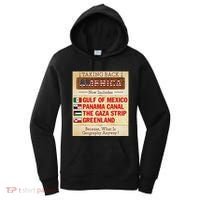 Taking Back America Meme Geography Fail Funny Gulf Of Mexico Women's Hoodie thumb 0