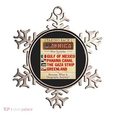 Taking Back America Meme Geography Fail Funny Gulf Of Mexico Ornament
