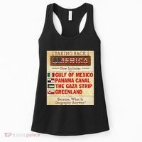 Taking Back America Meme Geography Fail Funny Gulf Of Mexico Women's Tank Top thumb 0