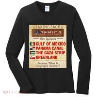 Taking Back America Meme Geography Fail Funny Gulf Of Mexico Women's Long Sleeve Shirt thumb 0